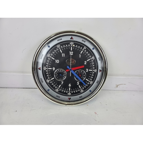 139 - Spirit of Saint Louis Wall Clock with Thermometer and Hygrometer