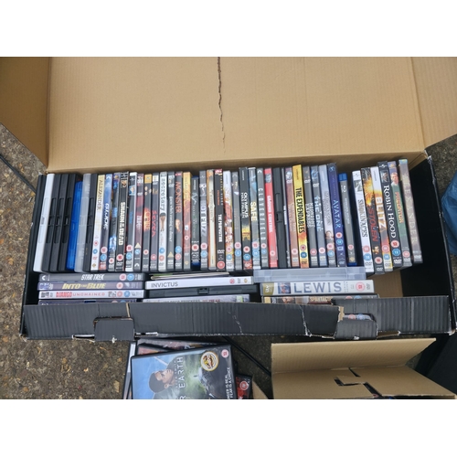 145 - Large Quantity of DVDs & Media Cases