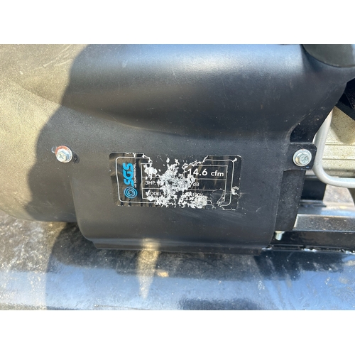 15 - SGS Air Compressor 100 Litre Direct Drive - 14.6 CFM 3.0 HP 100L BLACK