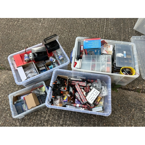 154 - A very large quantity of remote control hobbyist accessories, including substantial quantity of NiMH... 