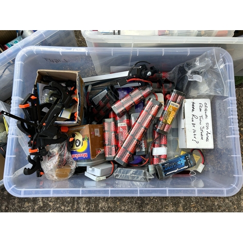 154 - A very large quantity of remote control hobbyist accessories, including substantial quantity of NiMH... 