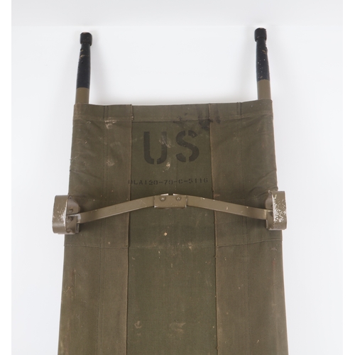 169 - US Military Collapsible Field Stretcher, Contract Dated 1979