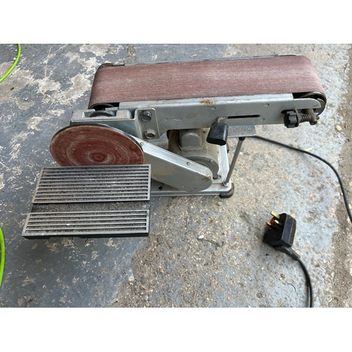 17 - Electric Bench Sander - Working