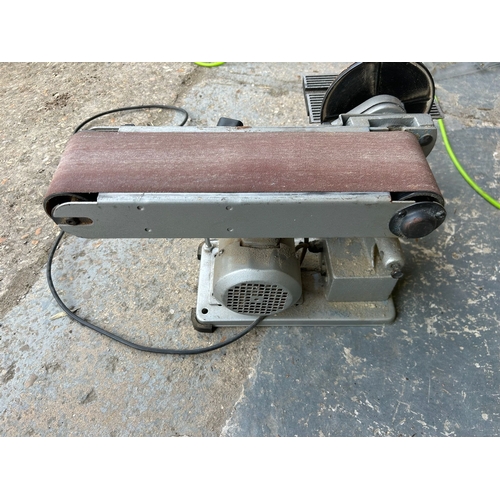 17 - Electric Bench Sander - Working