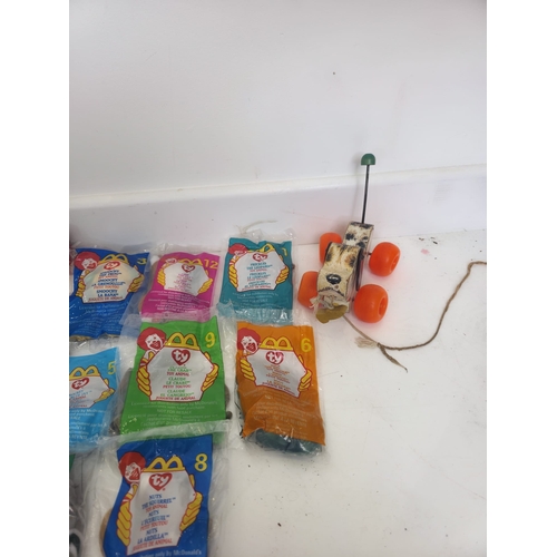 171 - Walt Disney Sorcerers Apprentice, Star Wars Tie Fighter, Collectable McDonalds TY Toys other figurin... 