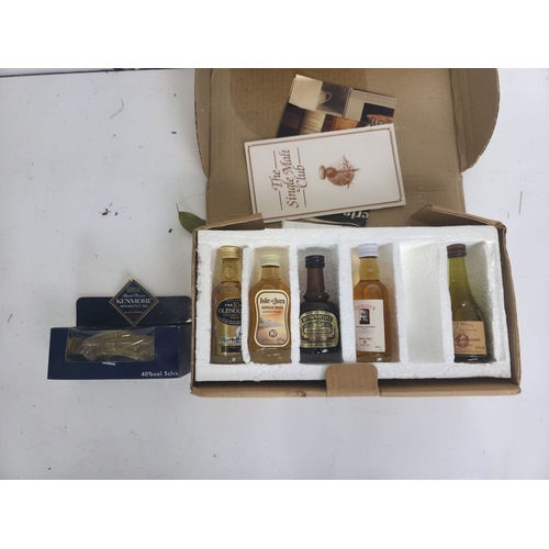175 - Collection of sealed Single Malt Whisky Miniatures, Isle of Jura, Bowmore etc (one missing) and one ... 