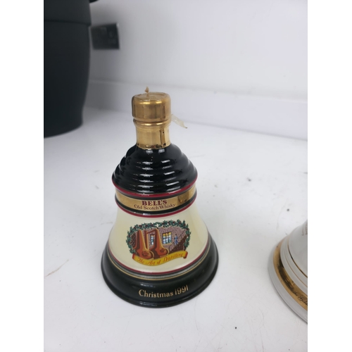 183 - Collection of Three Unopened Bells Scotch Whisky Ceramic Decanters, Commemorative Examples