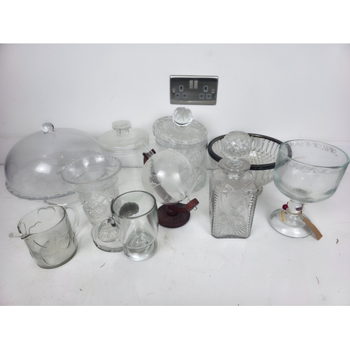 192 - Collection of Cut and Pressed Glass including Very good Cake Stand