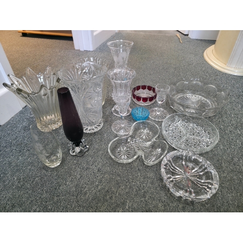 193 - Assorted Decorative & Cut Glass Collection â