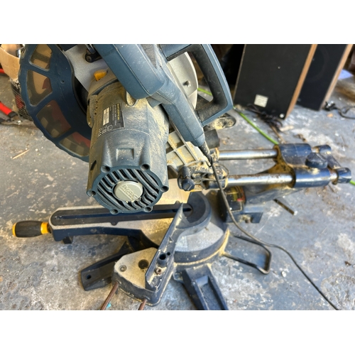 20 - Macallister 1800w Bench Mitre Saw - Working