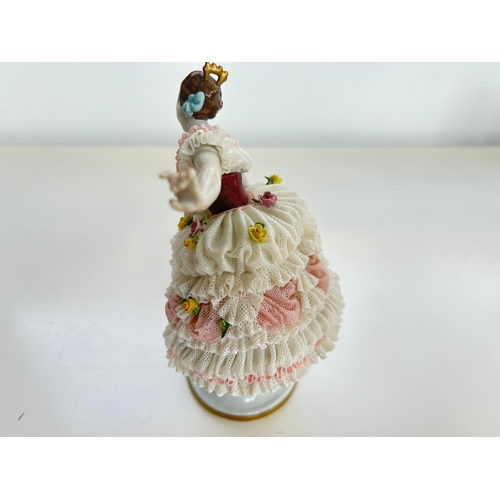 200 - Dresden Porcelain Doll Ballerina