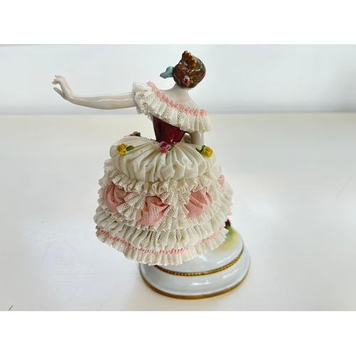 200 - Dresden Porcelain Doll Ballerina