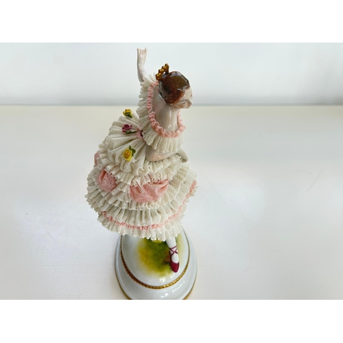 200 - Dresden Porcelain Doll Ballerina