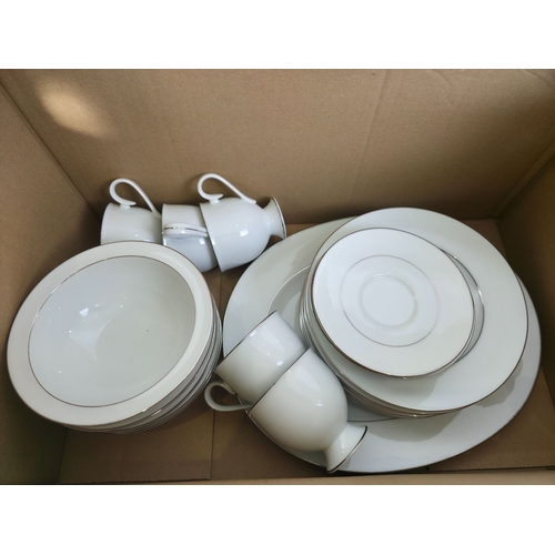 204 - Noritake Silverdale tea set