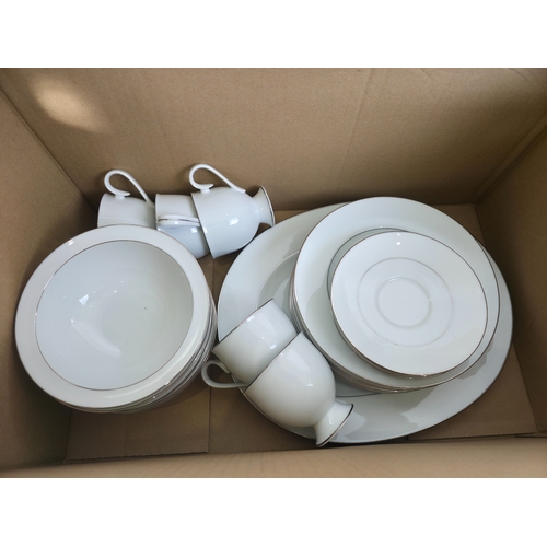 204 - Noritake Silverdale tea set