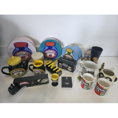 210 - Marmite Collectables, Ceramics and Decorative Plates