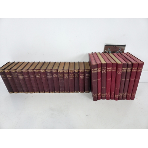 225 - Quantity of Vintage Hardback Books Including Dickens & Pictorial Knowledge Volumes