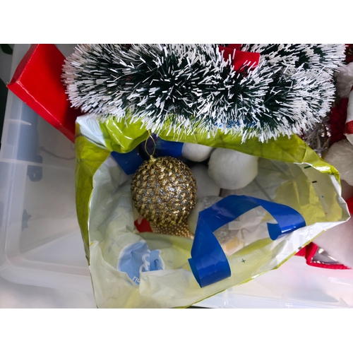 227 - Two Boxes of Christmas Decorations & Seasonal Items