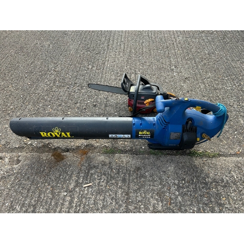 23 - Petrol CSP Chainsaw and Einhell Royal 3200 Petrol Leafblower - Spares or Repair