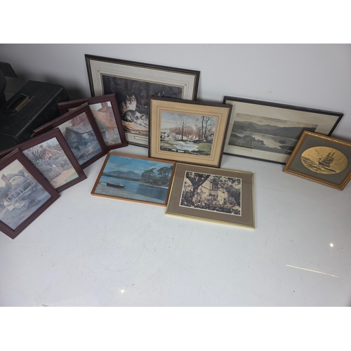 238 - A Collection of Framed Prints and Photographs, Various Subjects, 20th Century