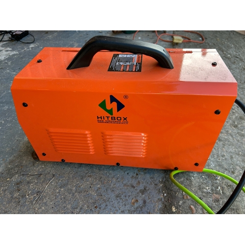 27 - HITBOX MIG250DP 6in1 GAS MIG/MMA/MIX Welding Machine Large LCD Screen - Powers on fine