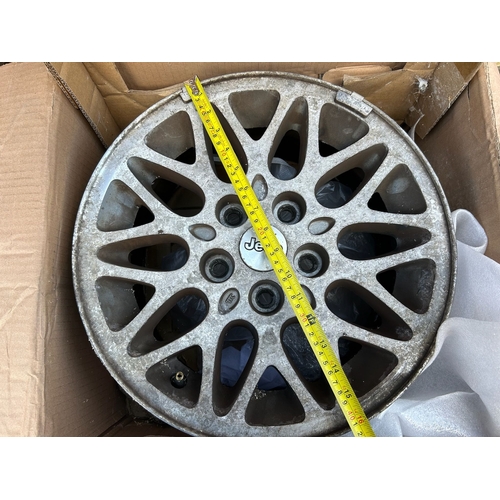 8 - Set of Three Jeep Alloys Wheels