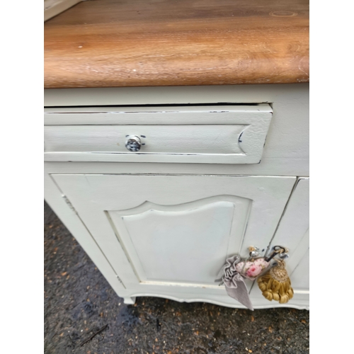 90 - Pine Country Dresser with Plate Rack