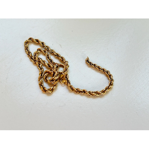 19 - Scrap 9ct Gold Bracelet (a/f)