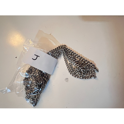 23 - Bulk lot of Sterling Silver Chain, Passant stamp to links, weighs circa 197g
