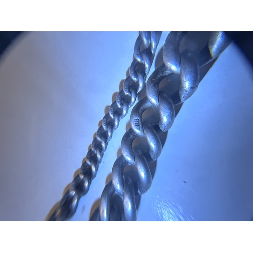 24 - Bulk lot of Sterling Silver Curb Chain, with stamps to links and weight circa 239g