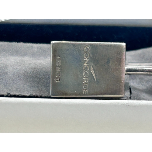 34 - Highly Collectable Concord Bookmark, struck in Sterling Silver with hallmarks and original box, alon... 