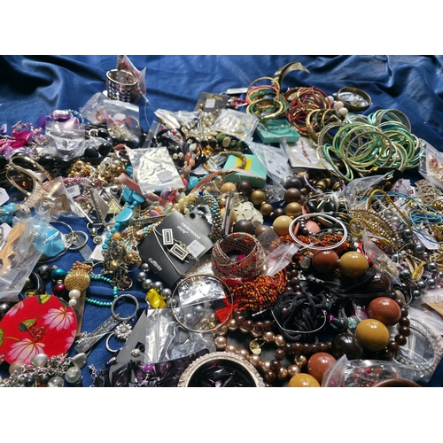 37 - Large quantity of costume jewellery