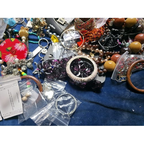 37 - Large quantity of costume jewellery