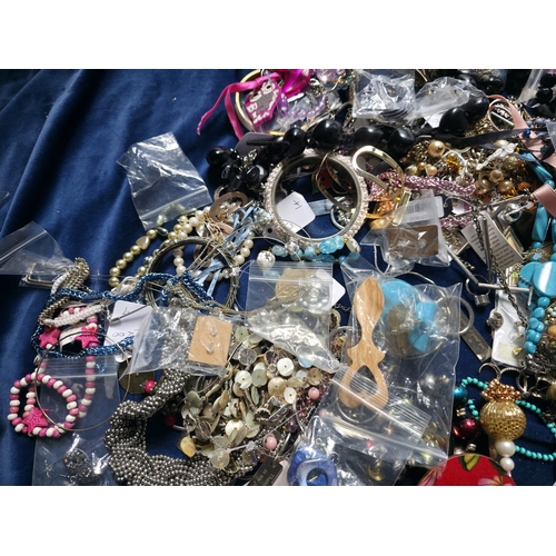 37 - Large quantity of costume jewellery