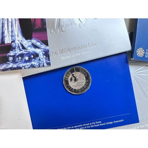 51 - An interesting collection of commemorative coins including the Queens Diamond Jubilee, the opening o... 