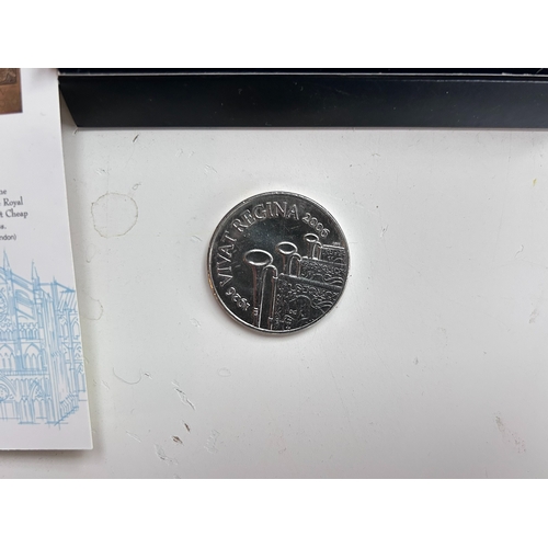 52 - A collection of uncirculated coins and one five pound coin (Â£5), including pre decimal and decimal ... 
