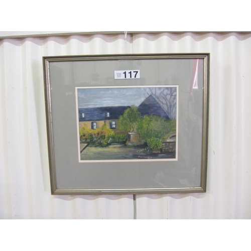 117 - Oil on board- Country Cottages by Essye Harrington.