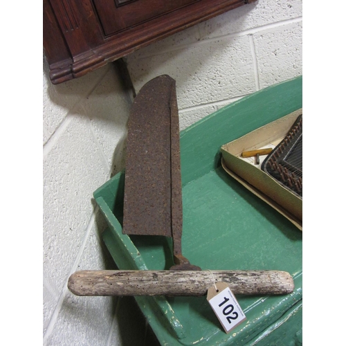 102 - Antique Hay Knife.