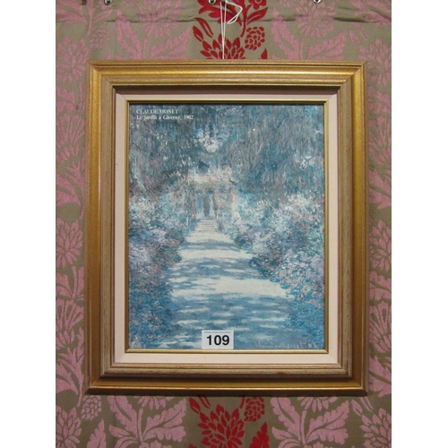 109 - Claude Monet print.