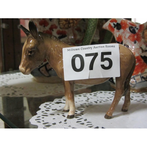 75 - Hand painted Beswick Donkey.