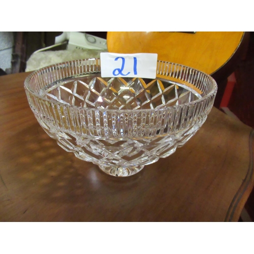 21 - Waterford Crystal bowl.