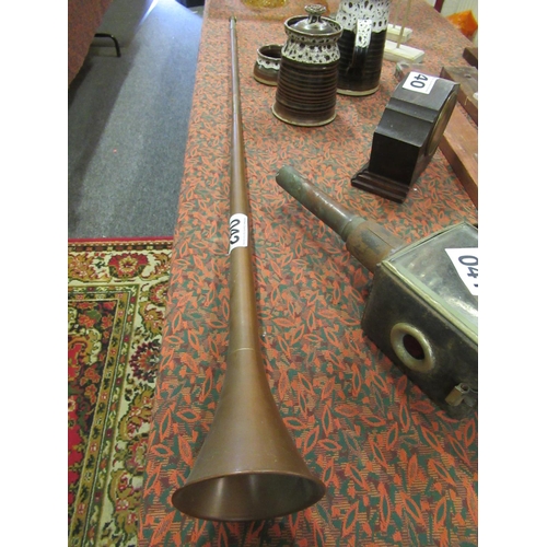 42 - Antique copper Horn.