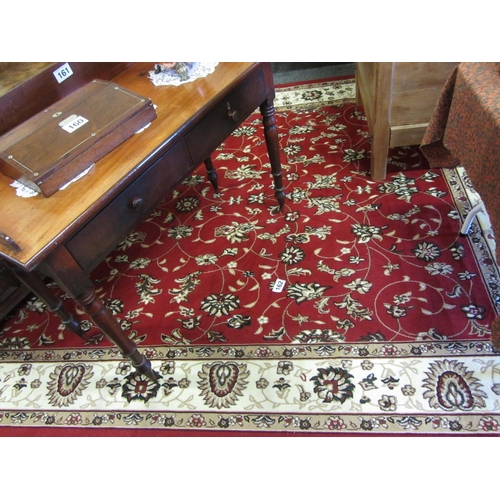 162 - Large wool rug.   335cm x 240cm.