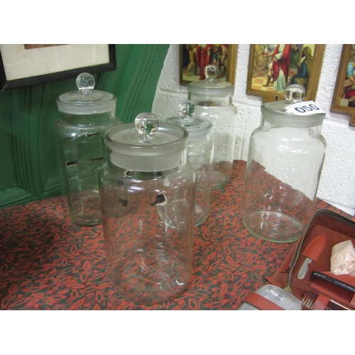 50 - Selection of vintage jars.