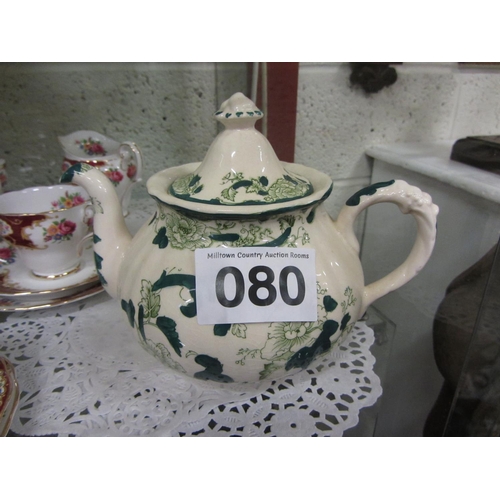 80 - Masons hand painted tea pot.