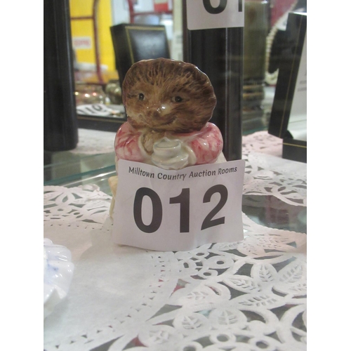 12 - Beatrix Pottery Figurine - Tiggy Winkle.