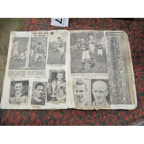 134 - Soccer Footballers scrap book 1819 - 1932