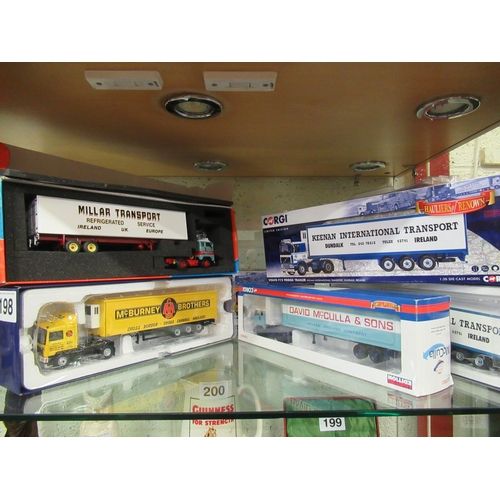 198 - 4 Limited edition model trucks in original boxes.