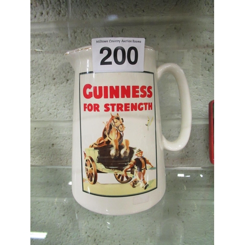 200 - Large Guinness Jug.