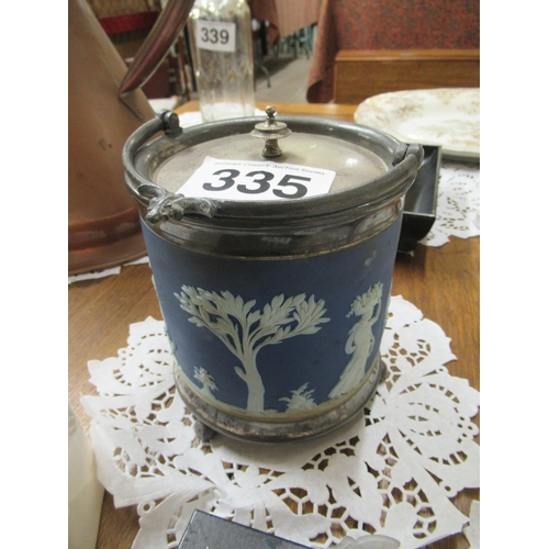 335 - Wedgwood biscuit barrel.